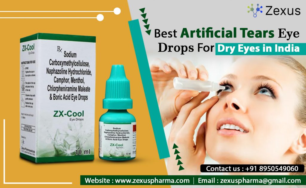 Best Artificial tears eye drops for Dry Eyes in India