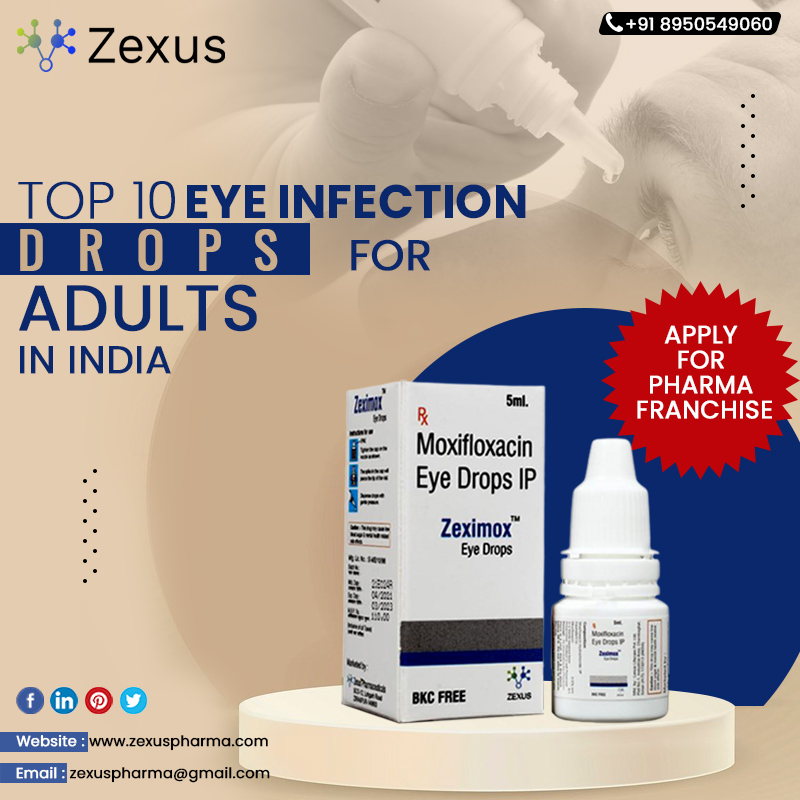 Top 10 Eye Infection Drops for Adults in India