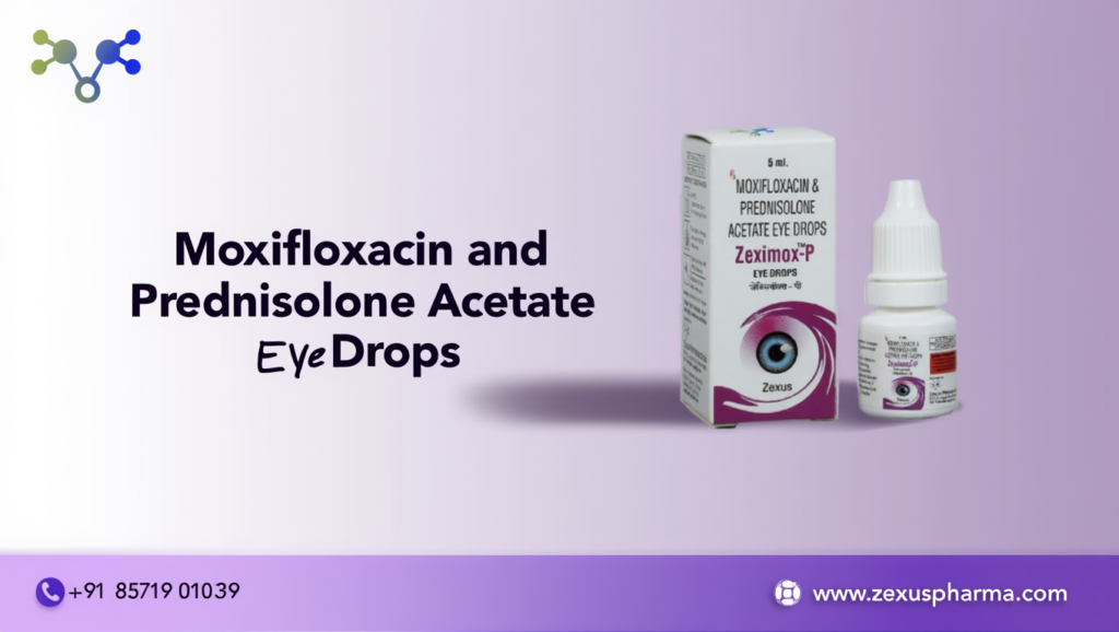 ZEXUS PHARMACEUTICALS - Moxifloxacin and Prednisolone Acetate Eye Drops
