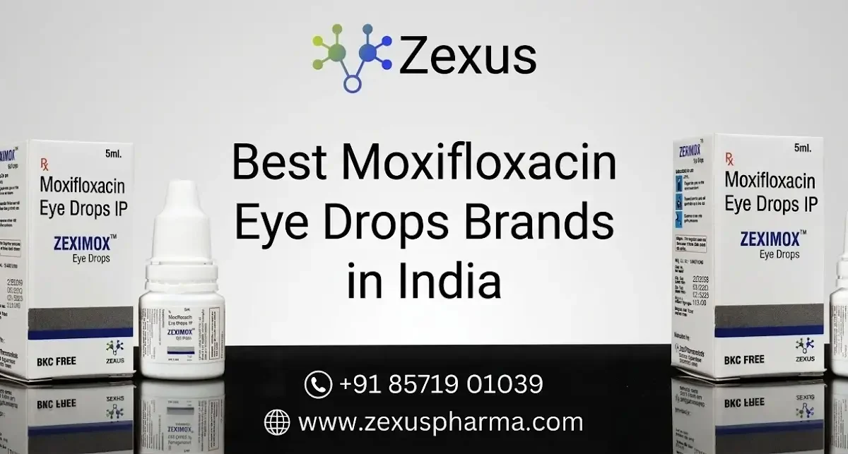Best moxifloxacin eye drops brands in India