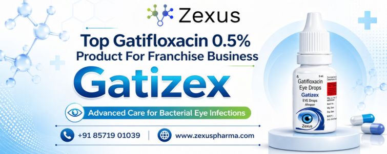 ZEXUS PHARMACEUTICALS - Top Gatifloxacin 0.5% Product For Franchise Business