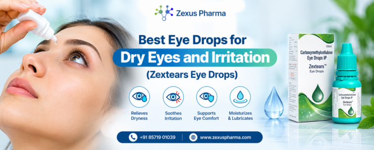 ZEXUS PHARMACEUTICALS - Best Eye Drops for Dry Eyes and Irritation (Zextears Eye Drops) ZEXUS PHARMACEUTICALS - Best Eye Drops for Dry Eyes and Irritation (Zextears Eye Drops)
